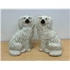 Image 1 : Vintage Ceramic Staffordshire Dogs - approx: 11.25"T 8.25"W