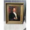 Image 1 : Large Original Portrait - Unknown Artist - Frame approx: 42.25x36"