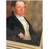 Image 4 : Large Original Portrait - Unknown Artist - Frame approx: 42.25x36"
