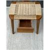 Image 3 : Mid Century Clothes Valet / Stand with Drawer - seat height 13.5"