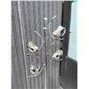 Image 2 : AS IS Chrome Deco Floor Lamp - see all photos, switch is finnicky
