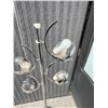 Image 4 : AS IS Chrome Deco Floor Lamp - see all photos, switch is finnicky
