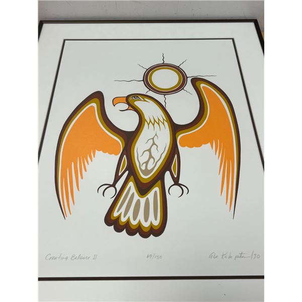 Abe Kakepetum "Creating Balance II" 69/150 - some marks on matting - see all photos