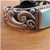Image 3 : 925 Silver & Turquoise ring and bangle bracelet.  Ring is approx size 6