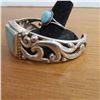 Image 5 : 925 Silver & Turquoise ring and bangle bracelet.  Ring is approx size 6