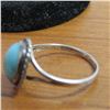 Image 8 : 925 Silver & Turquoise ring and bangle bracelet.  Ring is approx size 6