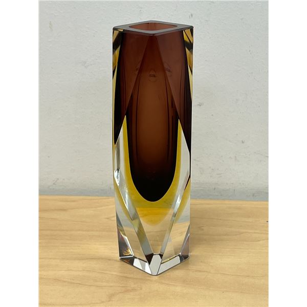 Murano Handmade Art Glass Vase 6.5"T