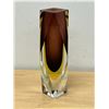 Image 1 : Murano Handmade Art Glass Vase 6.5"T