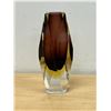 Image 2 : Murano Handmade Art Glass Vase 6.5"T