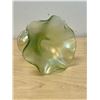 Image 4 : Vintage Ruffled Top Art Glass Vase 5.75"T 5.25"W