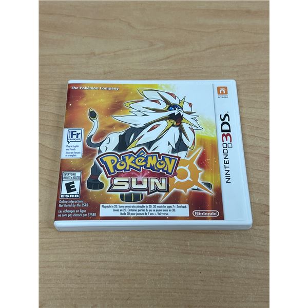 Pokemon Sun for Nintendo 3DS - see all photos, not tested.