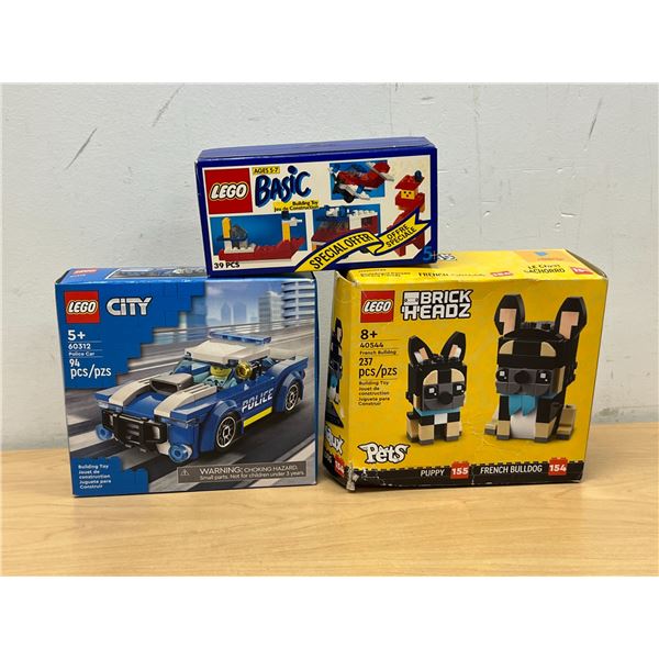 3 New / Sealed Lego Kits - see all photos for details