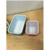 Image 6 : Lot of 5 Pyrex Fridge Dishes (no lids)