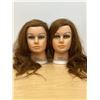 Image 1 : Twins - 2 Mannequin Head Displays 11"T