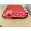 Image 3 : Pink Merino Wool Blanket (England) nice overall 90x70"