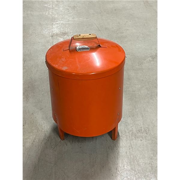 Vintage Metal Smoker - Approx: 13.5"W 20"T