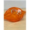 Image 5 : Signed Chalet Art Glass Centerpiece Approx: 17"W 7.5"T