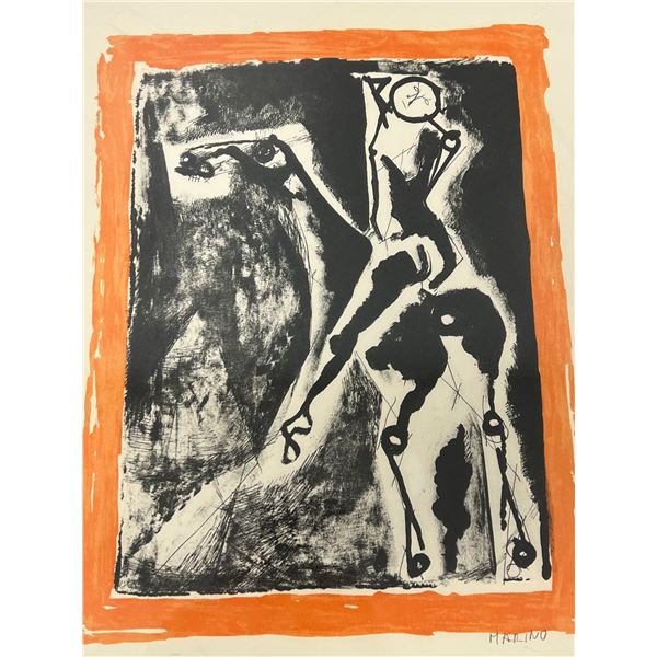 Marino Marini - see all photos for details - Frame Approx: 23.5x19.25"