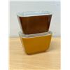 Image 1 : 2 Pyrex 1.5 Cup Leftover Dishes with Lids