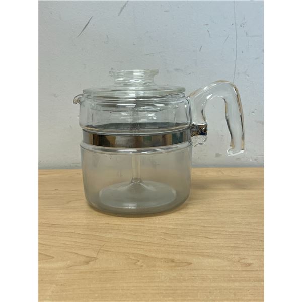 Complete Pyrex Flameware 4 Cup Percolator - see all photos