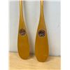 Image 2 : 2 Mini Upper Canada Wood Handmade Paddles 23.5"