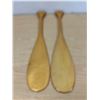 Image 3 : 2 Mini Upper Canada Wood Handmade Paddles 23.5"