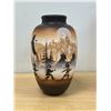 Image 3 : Signed Cedar Mesa Navajo Circle of Friends Vase 9.5"
