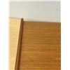 Image 6 : Teak Tambour Door Storage Box / Organizer - Approx: 14.5x14.25 & 4.25"T
