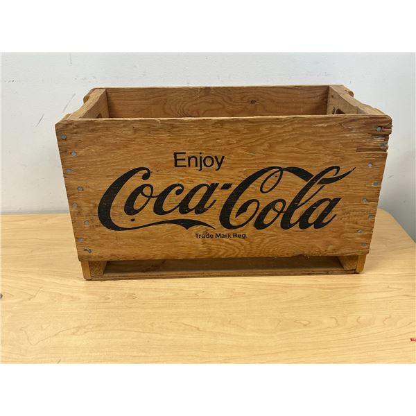 Coca-Cola Coke Wooden Crate - Approx: 20x9.25 & 11.5"T