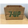 Image 1 : 7-UP Seven UP Wooden Crate - Approx: 17x11.75 & 12"T