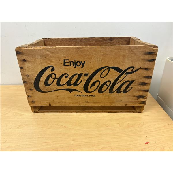 Coca-Cola Coke Wooden Crate - Approx: 20x9.25 & 11.75"T