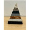 Image 1 : Unusual Stone Pyramid 7"T 4.75"W