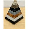 Image 4 : Unusual Stone Pyramid 7"T 4.75"W