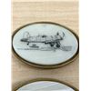 Image 3 : Doug Morrissey Etched Marble / Brass Cessna 172 & F4U Corsair Belt Buckles