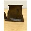 Image 4 : Heavy Cast Metal Kitty Book Ends 4"T 4.75"W