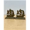 Image 1 : Cast Metal Ship Book Ends