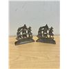 Image 4 : Cast Metal Ship Book Ends