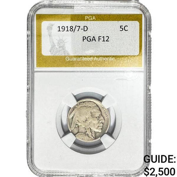 1918/7-D Buffalo Nickel PGA F12