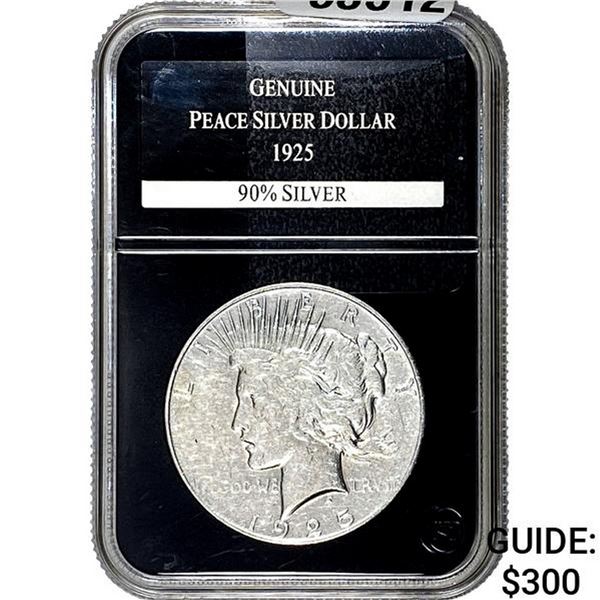 1925 Silver Peace Dollar PCS  Genuine