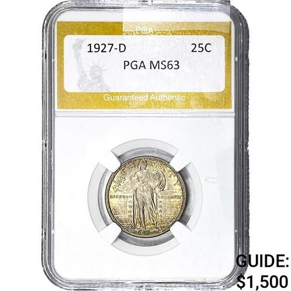 1917-D Standing Liberty Quarter PGA MS63