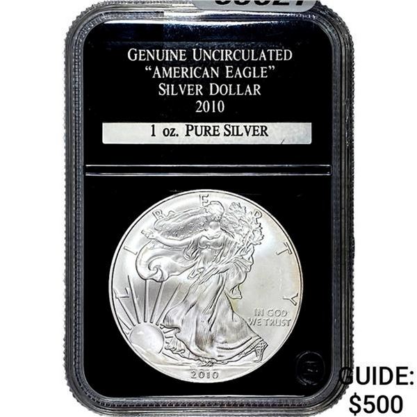 2010 Silver Eagle PCS  Genuine Uncirculated
