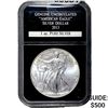 Image 1 : 2013 Silver Eagle PCS  Genuine Uncirculated