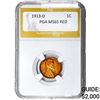Image 1 : 1913-D Wheat Cent PGA MS65 Red