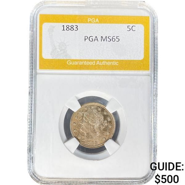 1883 Liberty Victory Nickel PGA MS65