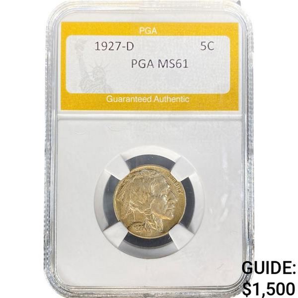 1927-D Buffalo Nickel PGA MS61