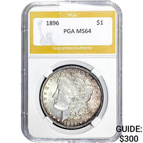 1896 Morgan Silver Dollar PGA MS64