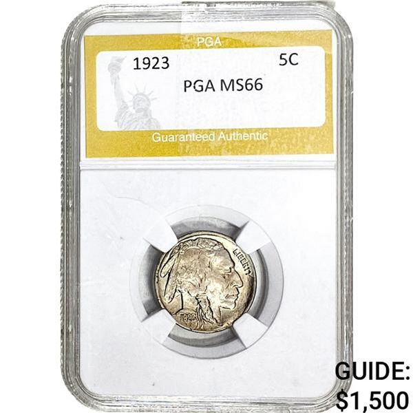 1923 Buffalo Nickel PGA MS66