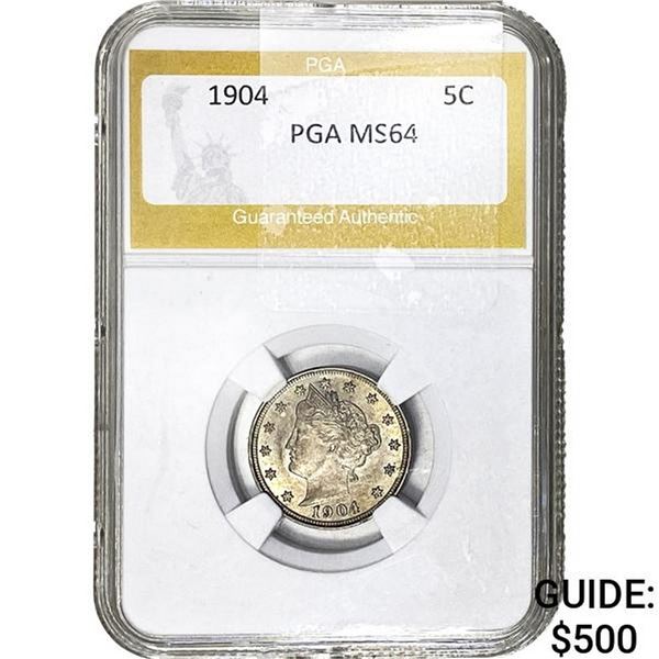 1904 Liberty Victory Nickel PGA MS64