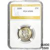 Image 1 : 1939 Washington Silver Quarter PGA MS66