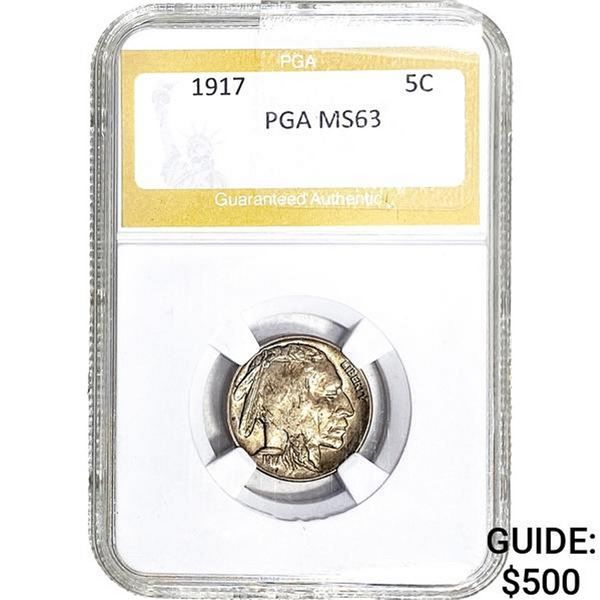 1917 Buffalo Nickel PGA MS63
